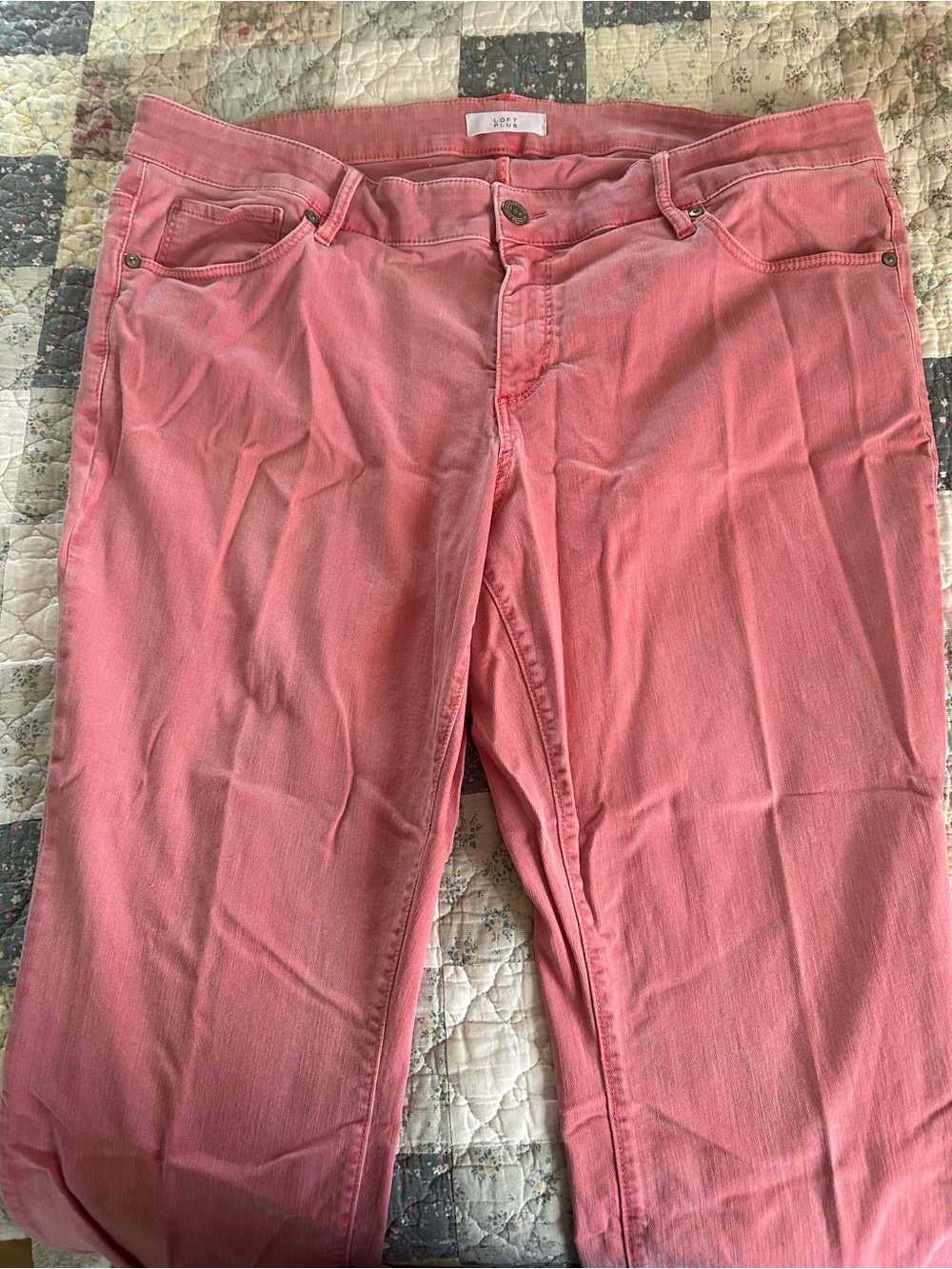 LOFT Pink Skinny Jeans